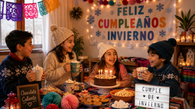 10 ideas de fiestas infantiles en invierno